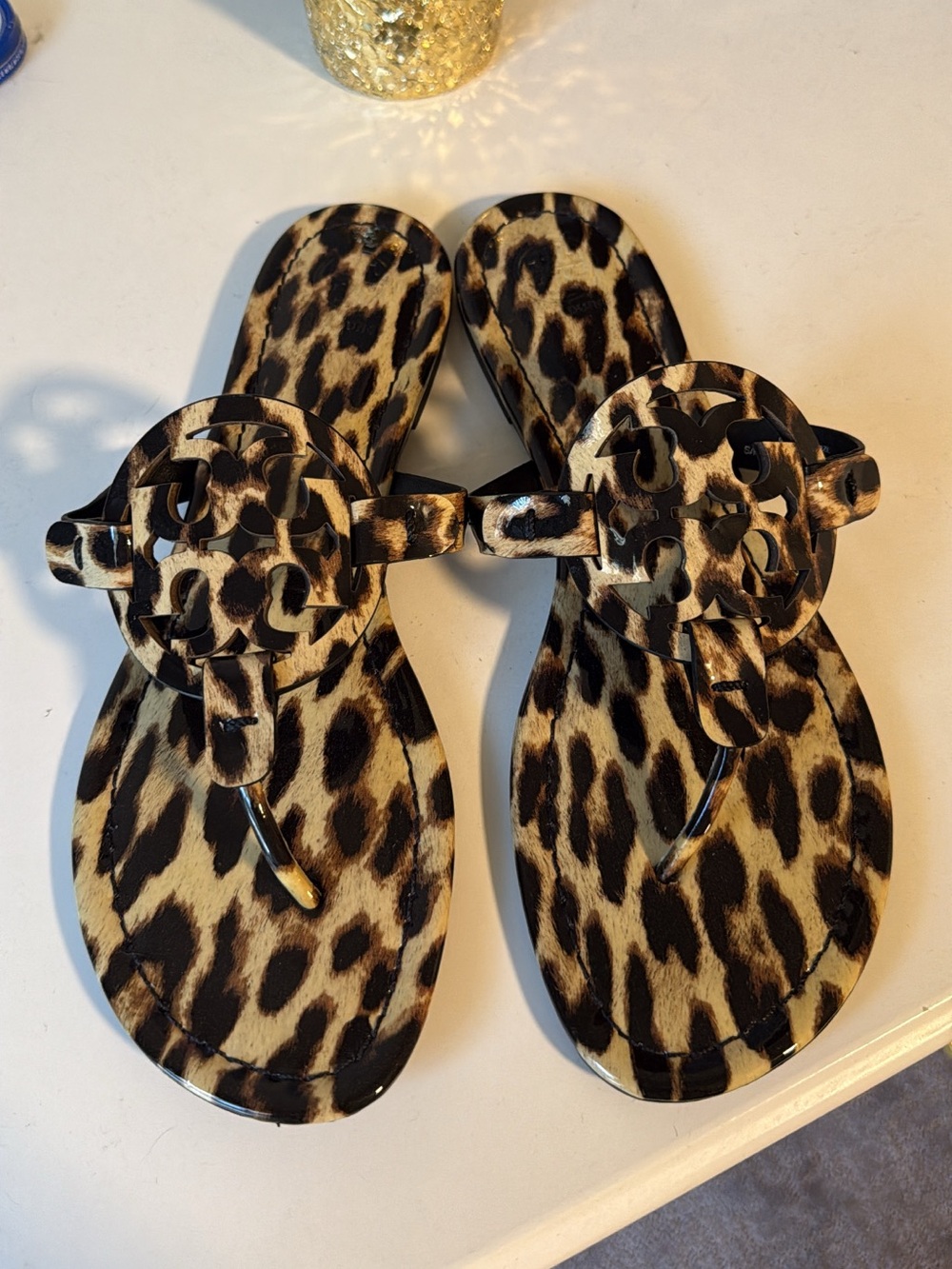 NEW Tory Burch Animal Print Sandals